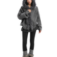 Fur Hood Zip Up Knit BGS0018