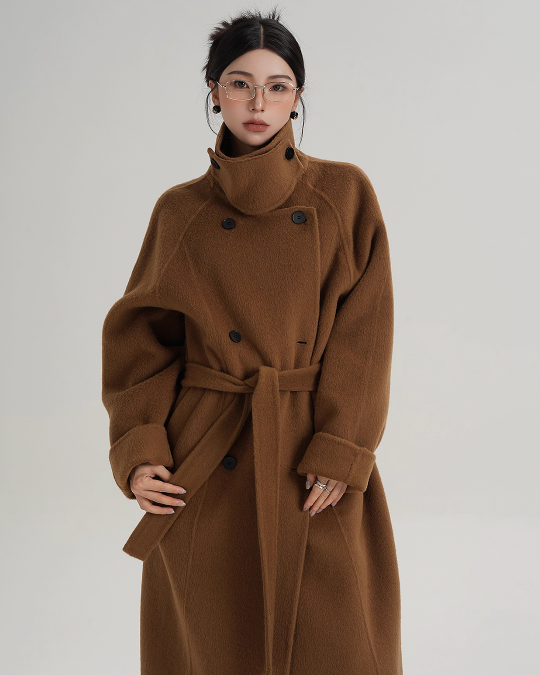 Elegant Long Wool Coat SRS0365