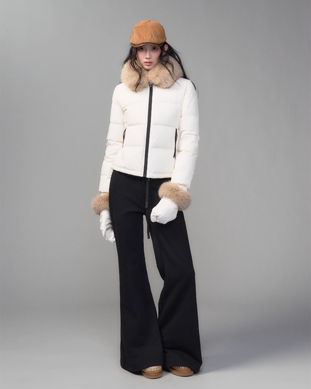 Fur Collar Down Jacket TRK0005