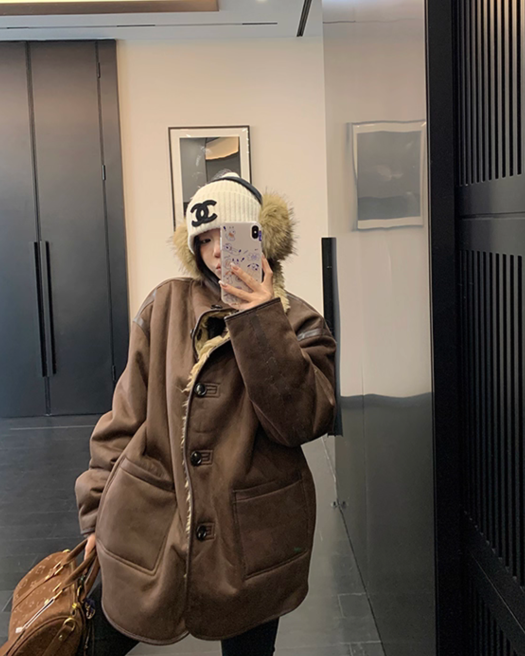 Boa Fleece Reversible Coat YLS1011