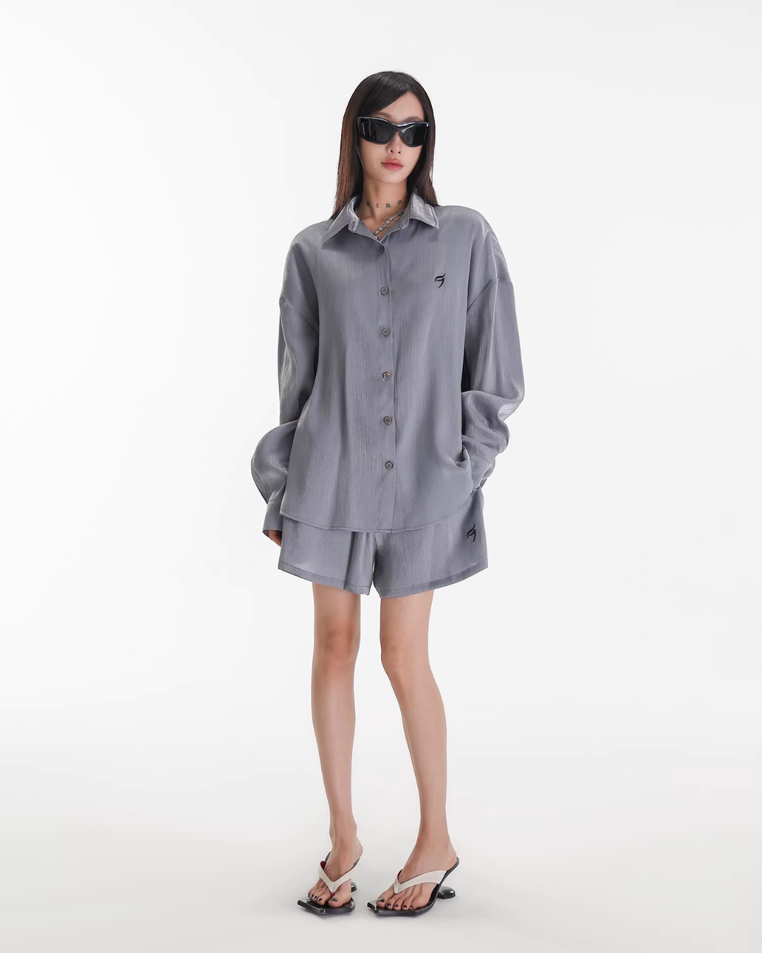 Lightweight Casual Long-Sleeve Shirt / Long Pants / Shorts ACS0366