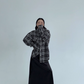 Oversized Check Shirt YLS0900
