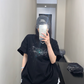 Glitter Logo Short Sleeve T-Shirt YLS0840