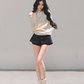 Dolman Sleeve Boat Neck Knit LAS0044