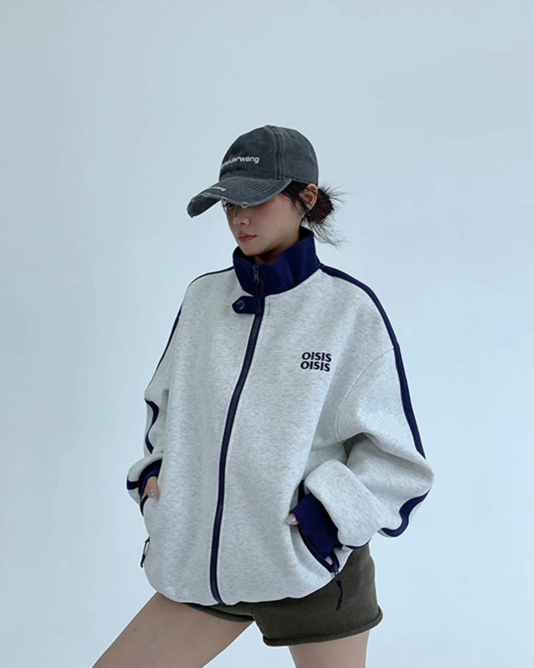 Stand Neck Track Jacket YLS0888