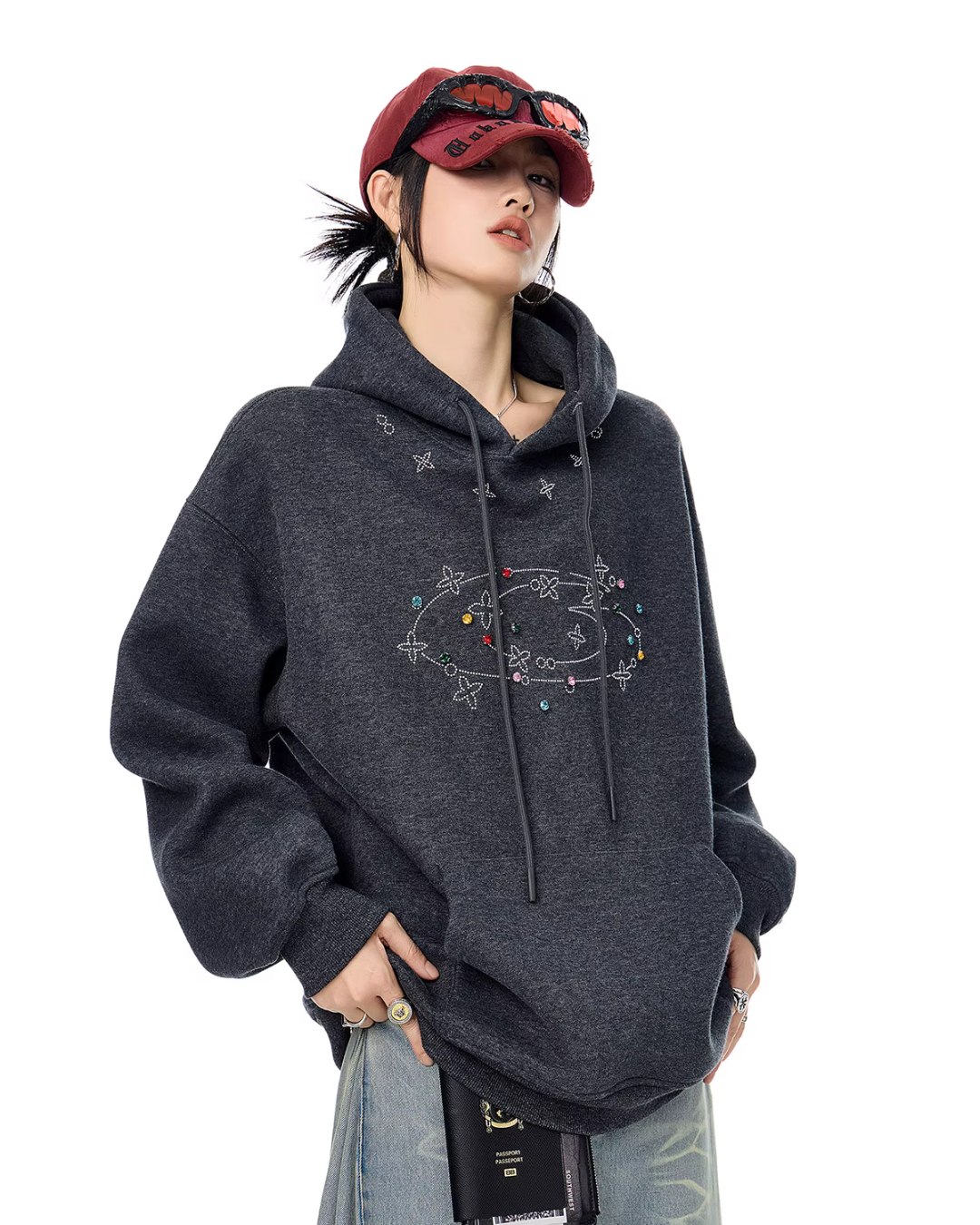 Bijou Logo Sweatshirt Hoodie ICM0117