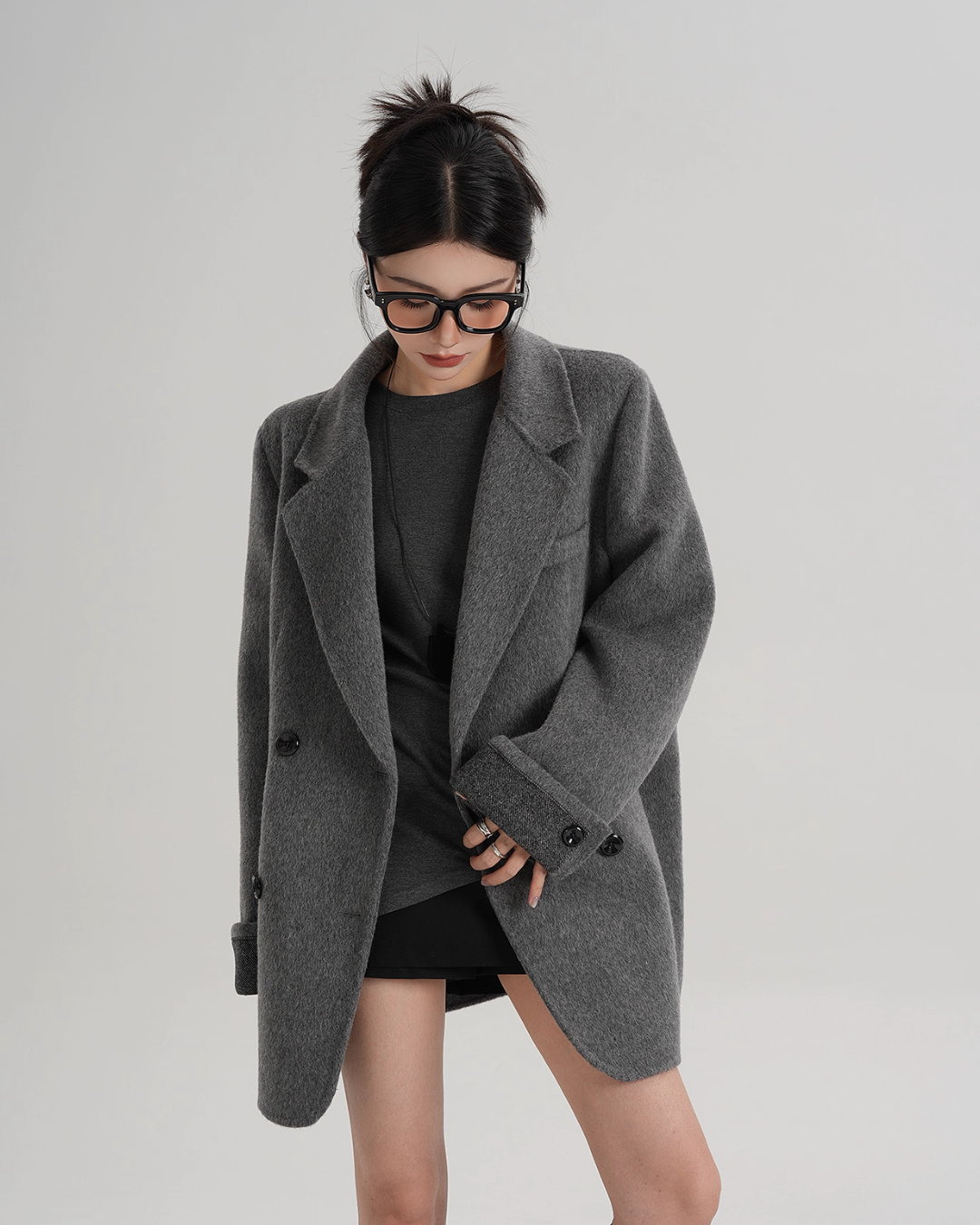 Back Sleeve Wool Blazer SRS0360
