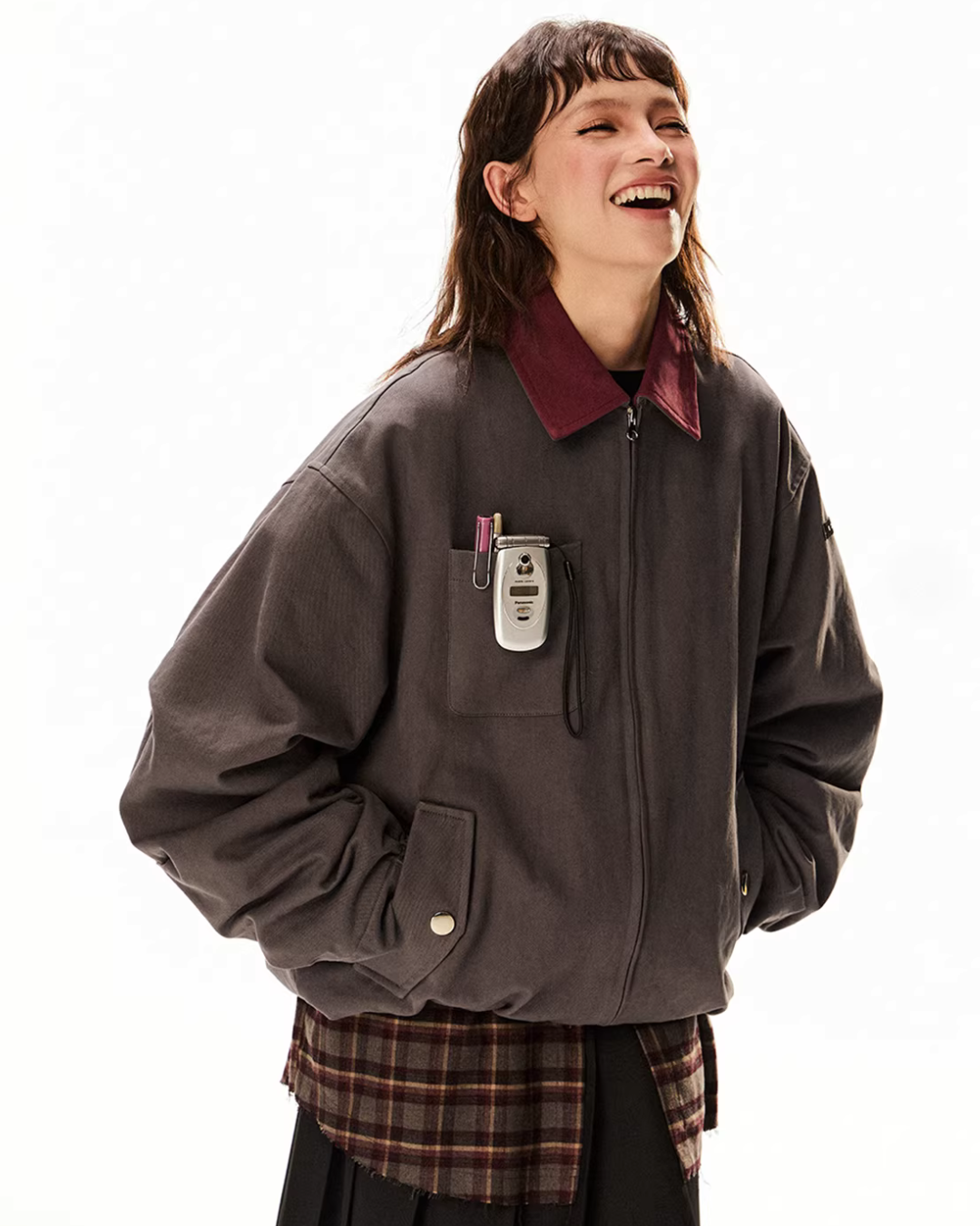 Vintage Style Work Blouson EZK0090