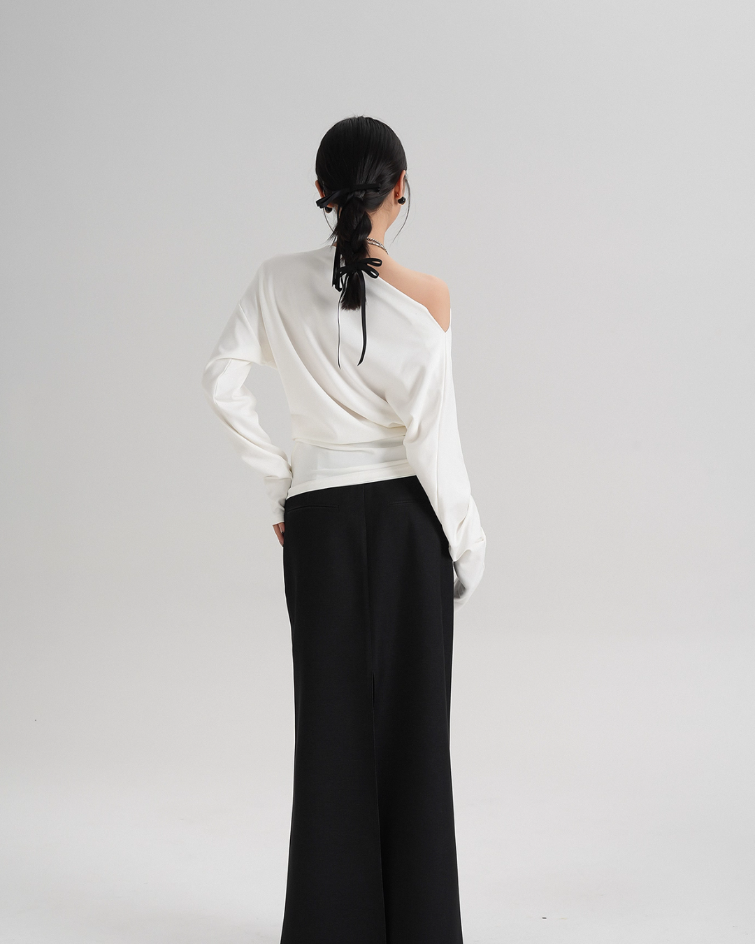 Off-Shoulder Loose Mini Top SRS0357