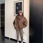 Vintage Leather Faux Fur Jacket YLS1005