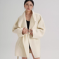 Mid Length Belted Wool Coat SRS0363