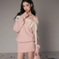 One-Shoulder Knit Dress MST0010