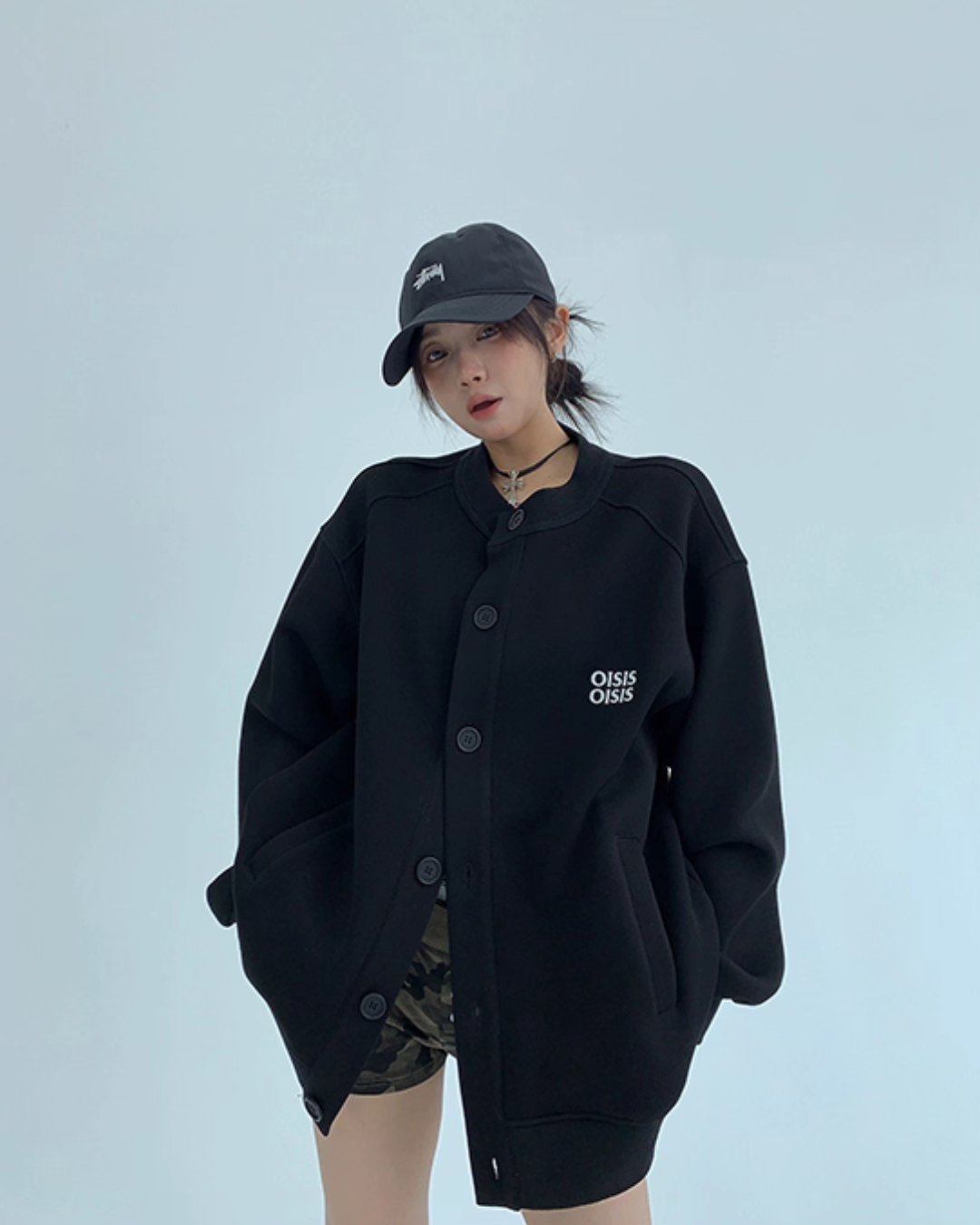 Round Neck Loose Cardigan YLS0891