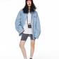 Retro Loose Silhouette Denim Shirt ICM0083