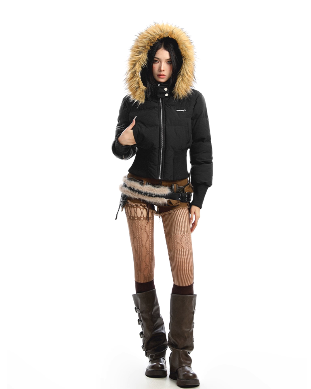 Fur Down Short Jacket BGS0039