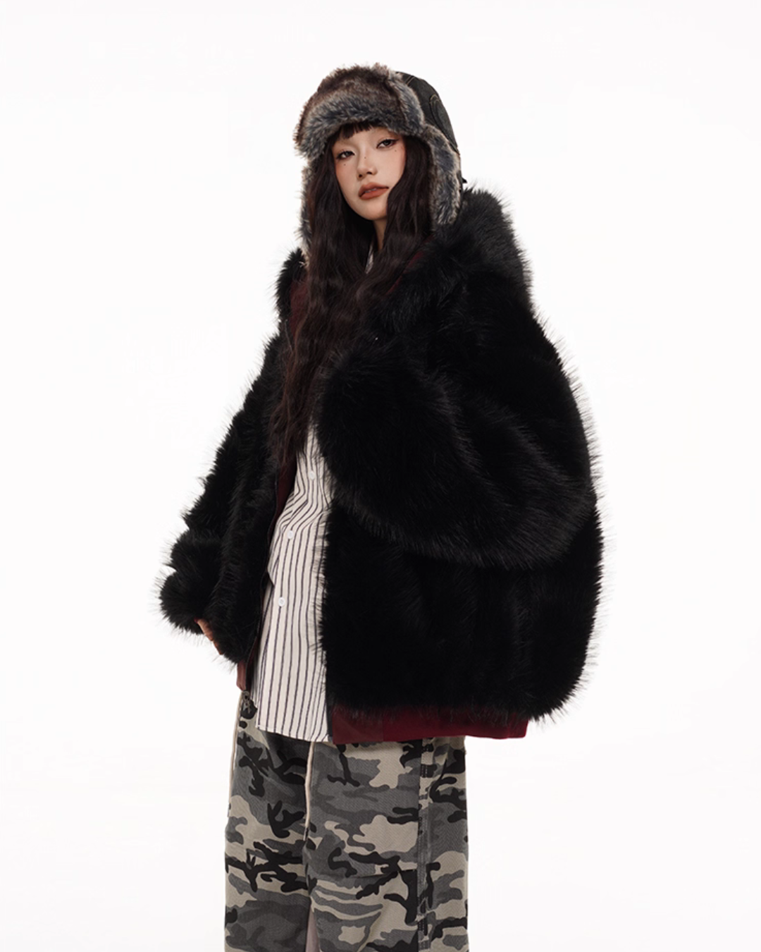 Fur × Nylon Reversible Blouson FEC0004