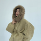 Fur Corduroy Double-Zip Jacket YLS0993