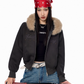 Fur Hood Zip Hoodie ICM0093