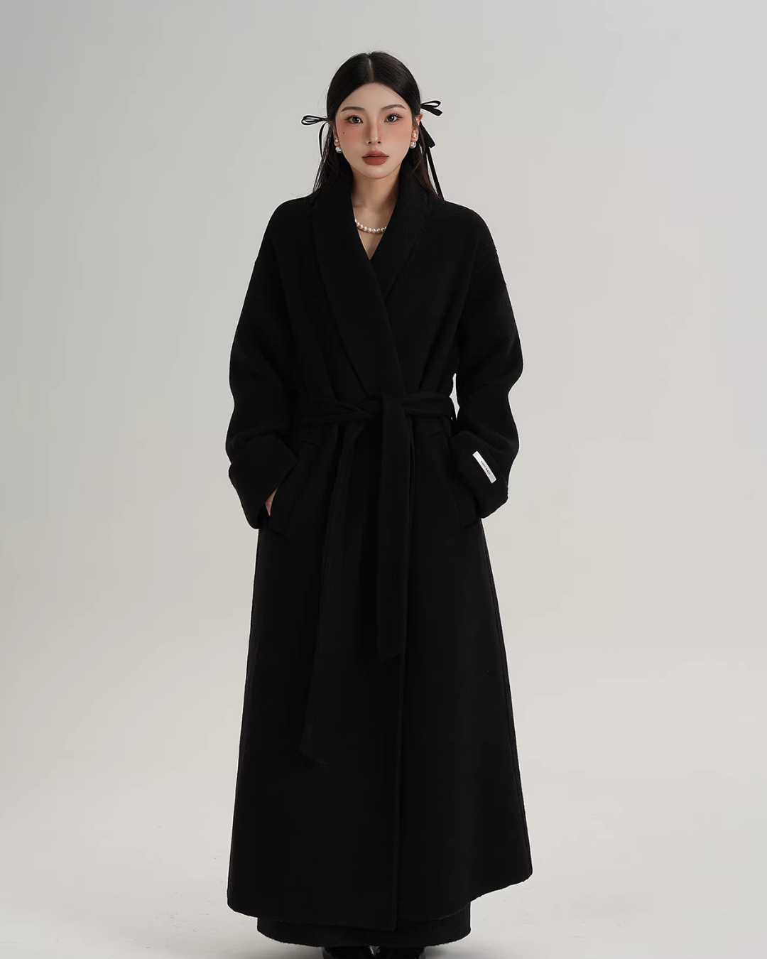 Elegant Long Wool Coat SRS0401