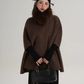 Fur Muffler Cape Coat SRS0402