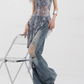 American Vintage Dirty Drape Denim Pants KNH0001