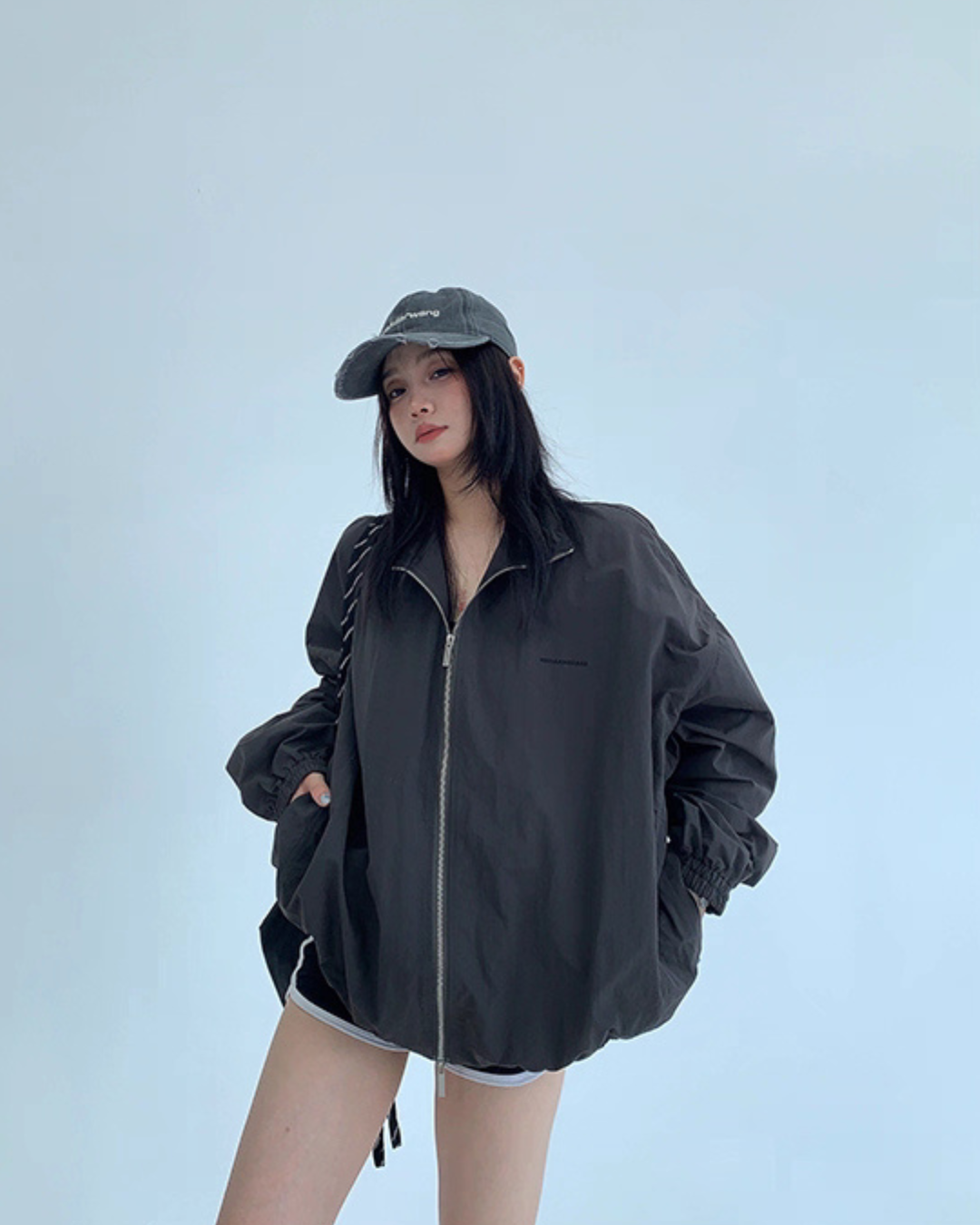 Back Logo Nylon Jacket YLS0906