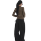 Suede Slim Short Jacket IMX0002