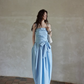 West Ribbon Cotton Dress SMS0003