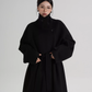 Stand Collar Long Loose Wool Coat SRS0361