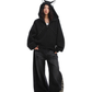 Ear Design Studded Hoodie BGS0022