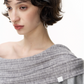 Off Shoulder Massive Sleeve Top SHE0007