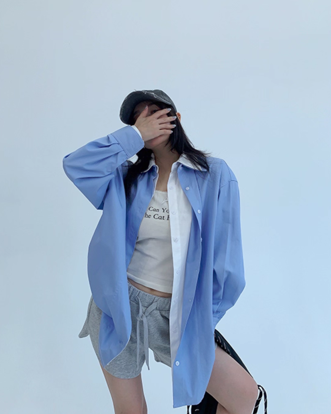 Layered Style Long Sleeve Shirt YLS0902