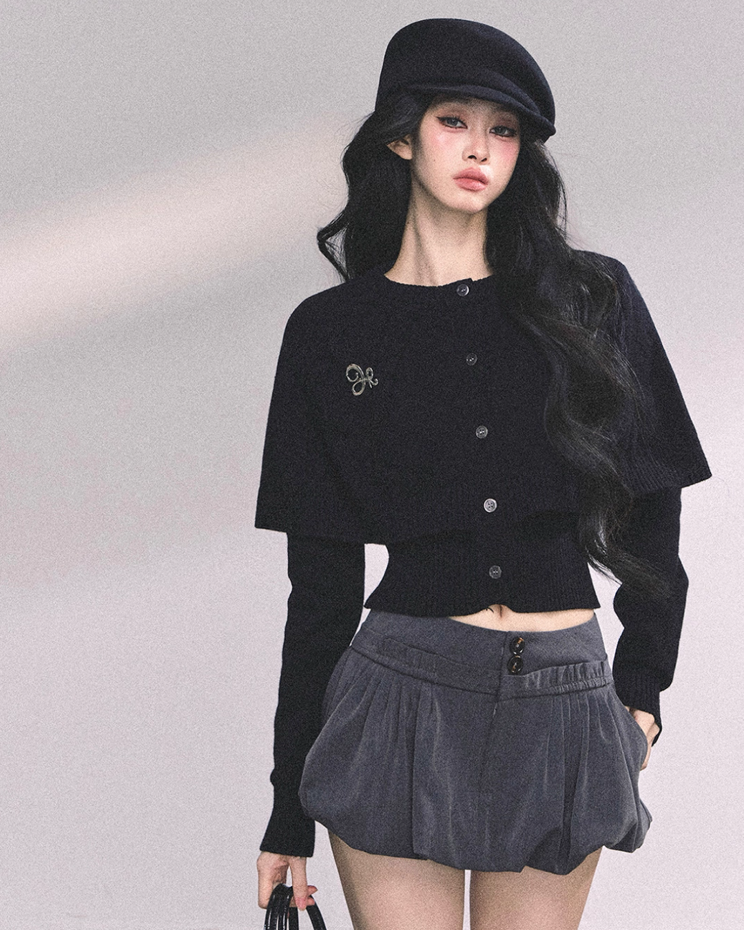 Cape Long Sleeve Knit LAS0047