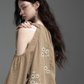 Off-Shoulder Floral Embroidered Top USY0001