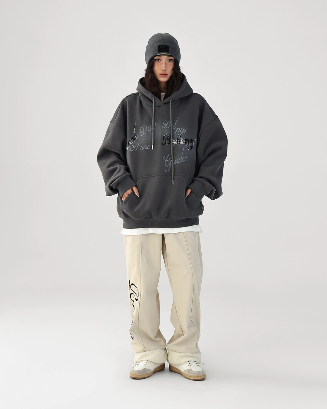Vintage Logo Sweatshirt Hoodie ACS0345