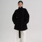 Stand Collar Mid-Length Coat SRS0355