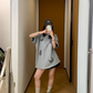 Butterfly Patch Short Sleeve T-Shirt YLS0836