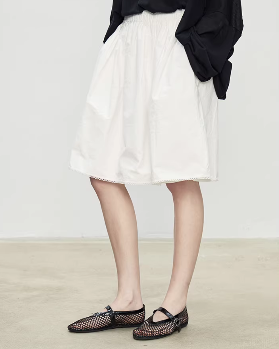 Retro Puffy Half Skirt TEO0006