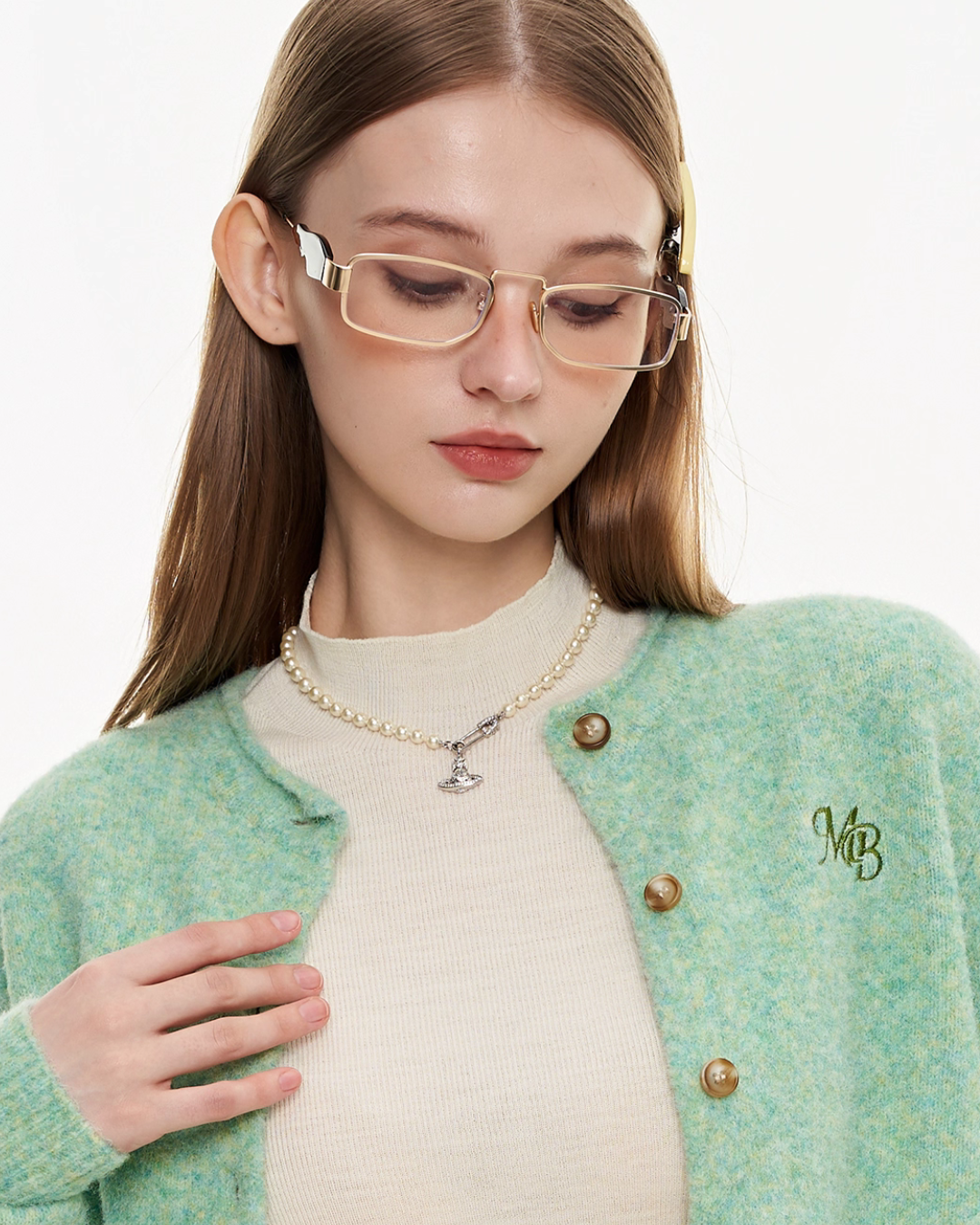 Round Neck Knit Cardigan MDB0009