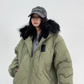 Wave Quilted Fur Jacket YLS0704