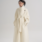 Tie Waist Wool Coat SRS0362