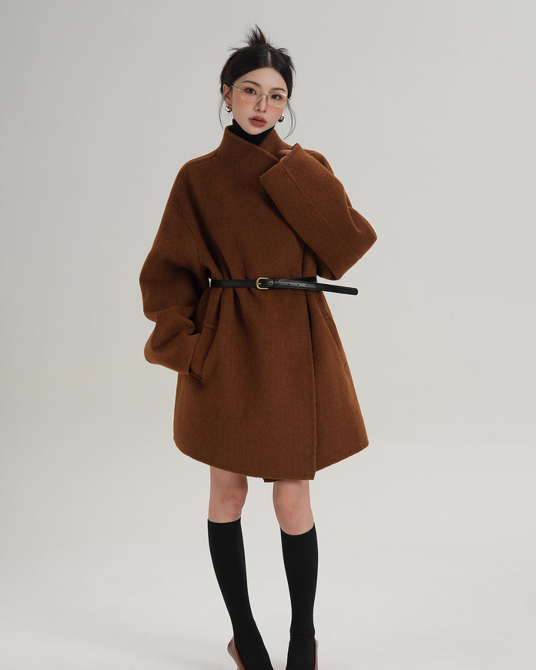 Mid Length Wool Coat  SRS0373