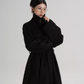 Stand Collar Long Loose Wool Coat SRS0361