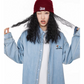 Retro Loose Silhouette Denim Shirt ICM0083