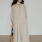 Feminine Tiered Long Dress VAS0197