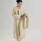 Scarf Collarless Coat SRS0412