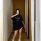 Logo Printed Short Sleeve T-Shirt YLS0835