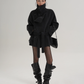 Stand Collar Wool Trench Coat SRS0376