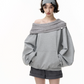 Off Shoulder Massive Sleeve Top SHE0007