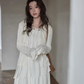 Asymmetrical Tiered Dress / Summer Knit Cardigan SMS0001
